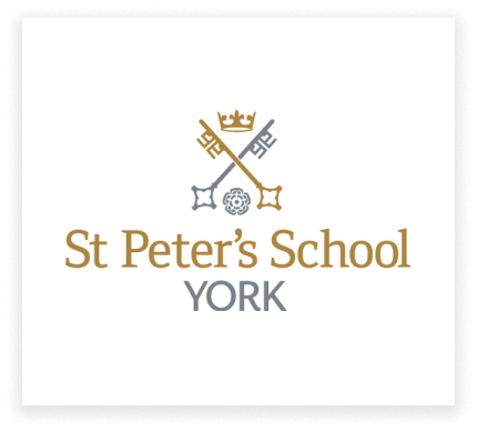 A logo of St Peter's School York
