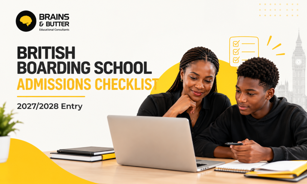 British Boarding School Admissions Checklist